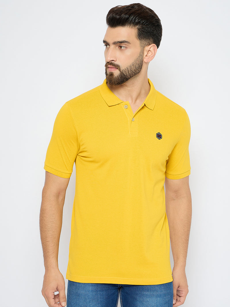 Men's Classic Mineral Yellow Polo T-Shirt