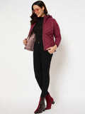 Moda Elementi Reversible Blush & Cherry Women’s Jacket