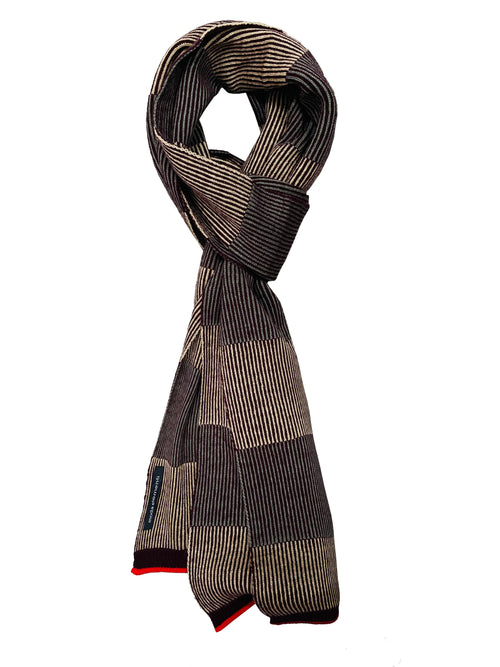 Moda Elementi Cozy & Chic Classic Wine Woolen Unisex Scarf & Stole