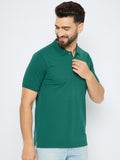 Men's Classic Galapagos Green Color Polo T-Shirt