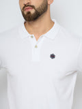 Axmann Classic White Polo T-Shirt for Men