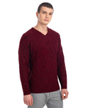 Axmann Classic Men's Maroon Sweater - Stylish and Comfortable