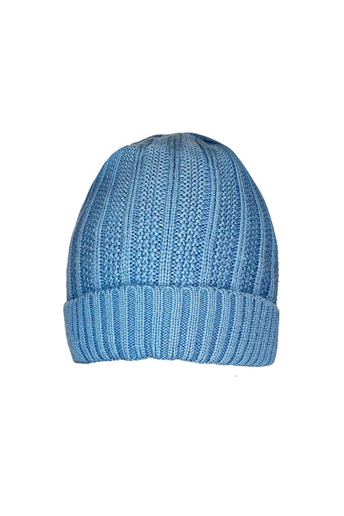 Moda Elementi Knit Beanie - Sky Blue Cap For Men & Women