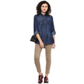 Moda Elementi Women's Smart Denim Shirt