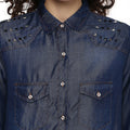 Moda Elementi Women's Smart Denim Shirt