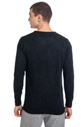 Axmann Men's Sweater - Charcoal Mix Color: Classic Versatility