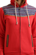 Front Zipper Hooded Sweatshirt - MODA ELEMENTI